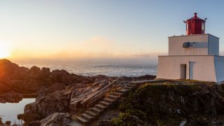 Vue Phare Lighthouse Ucluelet