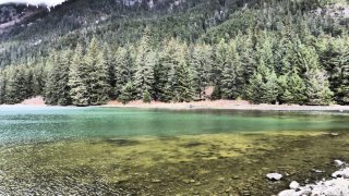 Vue lac à Haines